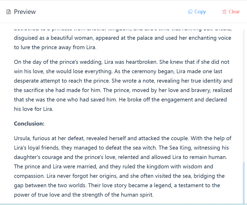AIBlog_website's tweet image. The Little Mermaid. 🤠
Hope you like it. 🥰
#aistory #story