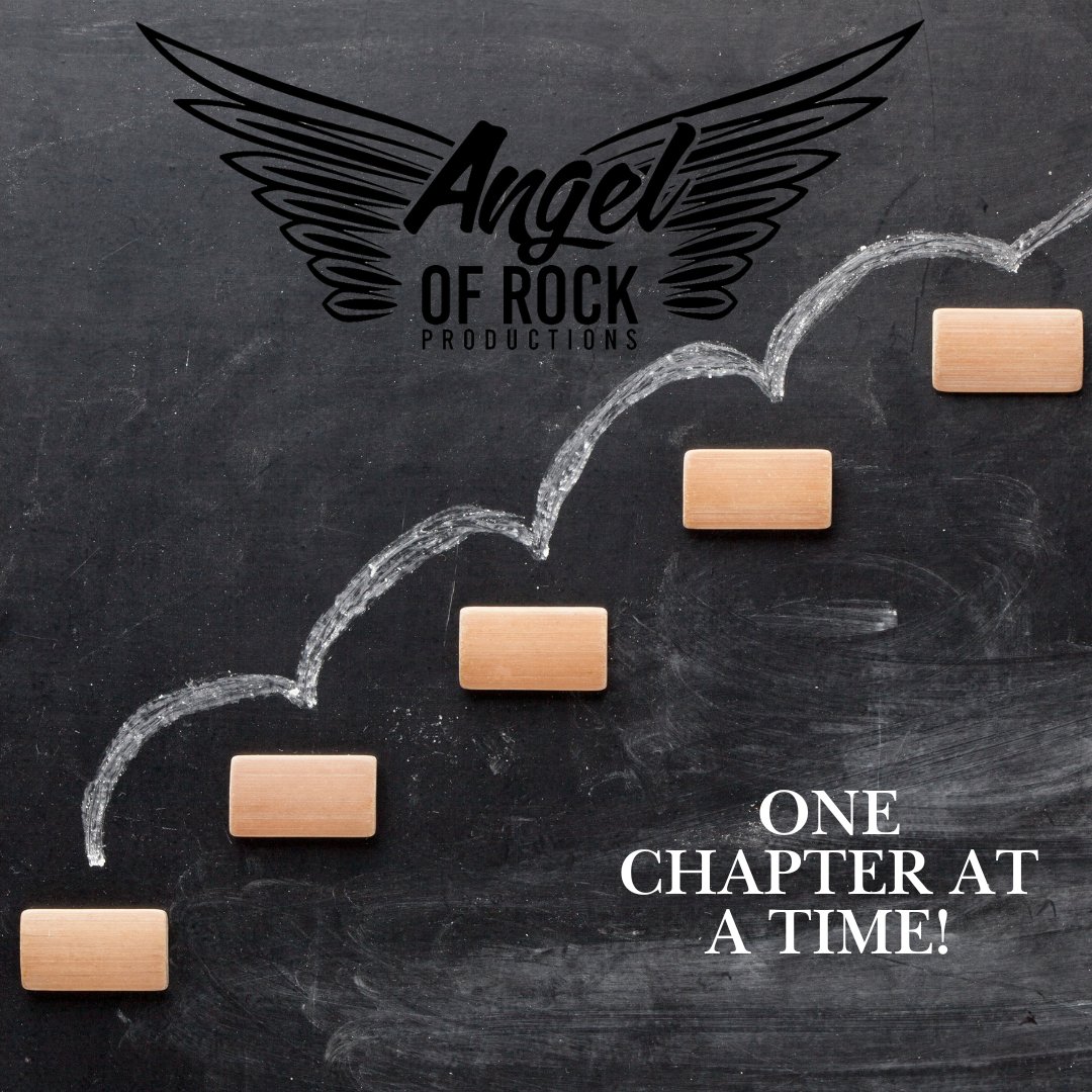 𝗢𝗻𝗲 𝗖𝗵𝗮𝗽𝘁𝗲𝗿 𝗮𝘁 𝗮 𝗧𝗶𝗺𝗲!

😧Putting yourself out there can be quite daunting, especially in a professional setting.
📖 We’ll help you with the process.👉 Let’s create your masterpiece together.
angelofrockproductions.com 

#BookPublishing #AngelOfRockProductions