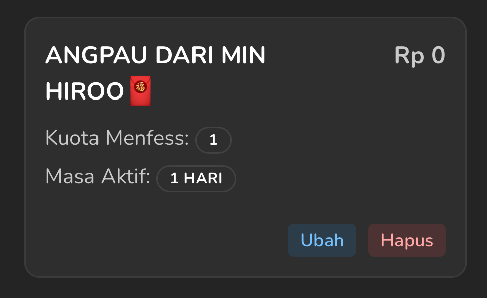 BROmancefess's tweet image. Klaim Angpau (menfess gratis)🧧

1. Retweet post ini
2. Login ke minbat.co/BROmancefess (wajib pakai akun yang digunakan untuk me-retweet!)
3. Klik pada menu “beli kuota” dan kirim menfessmu!

𝙩𝙧𝙞𝙜𝙜𝙚𝙧 𝘽𝙖𝙨𝙚 𝙗𝙚𝙧𝙪𝙗𝙖𝙝 𝙟𝙖𝙙𝙞 (🧧 𝙖𝙩𝙖𝙪 𝙇𝙪𝙣𝙖𝙧!)