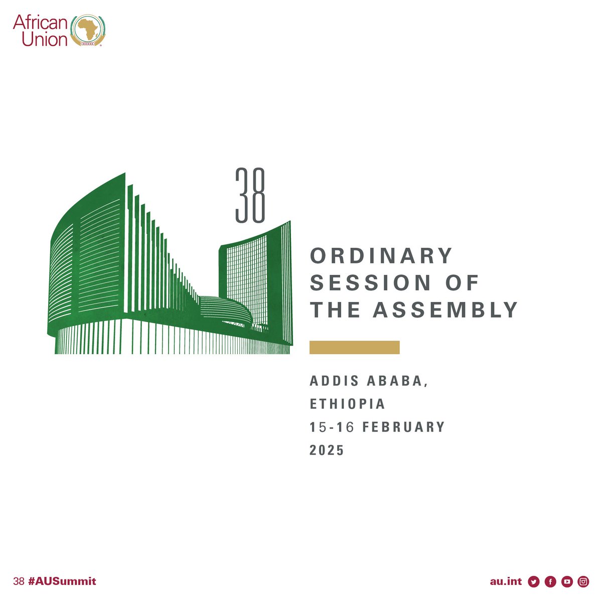 African Union ECOSOCC (@au_ecosocc) on Twitter photo #Reparations is the hot topic in Addis Ababa 🇪🇹!
African leaders will officially launch the AU’s 2025 Theme of the Year at the 38th <a href="/_AfricanUnion/">African Union</a> Summit.
Theme: “Building a united front to advance the cause of justice and payment of reparations to Africans”
What’s at stake?
- #Reparations is the hot topic in Addis Ababa 🇪🇹!
African leaders will officially launch the AU’s 2025 Theme of the Year at the 38th <a href="/_AfricanUnion/">African Union</a> Summit.
Theme: “Building a united front to advance the cause of justice and payment of reparations to Africans”
What’s at stake?
-