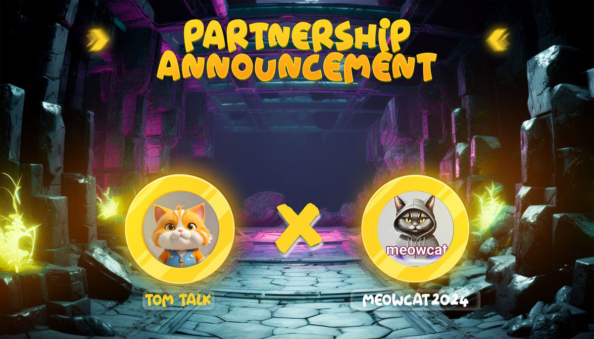 Tomtalkofficial's tweet image. 📢 Exciting Partnership Announcement 📢
 
@Tomtalkofficial ✕ @meowcat2024

TomTalk teams up with $MEOWCAT to bring a purr-fect blend of fun, community, and rewards to the crypto world! ⚡️

👉 About $MEOWCAT:
🚀 Introducing the meme coin with a purr-pose!
💥 Maximum supply of 1…