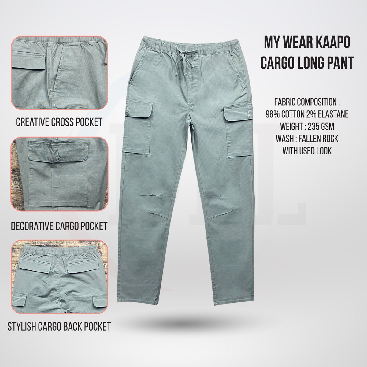 Men's fashionable vintage rib stop twill pant.

Introducing men's fashionable Denim long pant. 98% cotton 2% elastane. 235 gsm Rib stop twill.

#denim #denimexpert #innovation