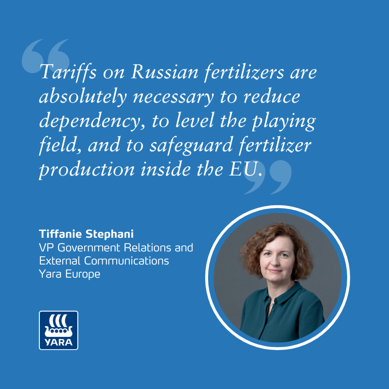 The <a href="/EU_Commission/">European Commission</a>'s proposal to impose tariffs on fertilizer imports from 🇧🇾 and 🇷🇺 is a step in the right direction, but much more is needed.

Imports of Russian fertilizers keep rising, threatening EU autonomy &amp; food security. A faster &amp; more effective response is needed, now.