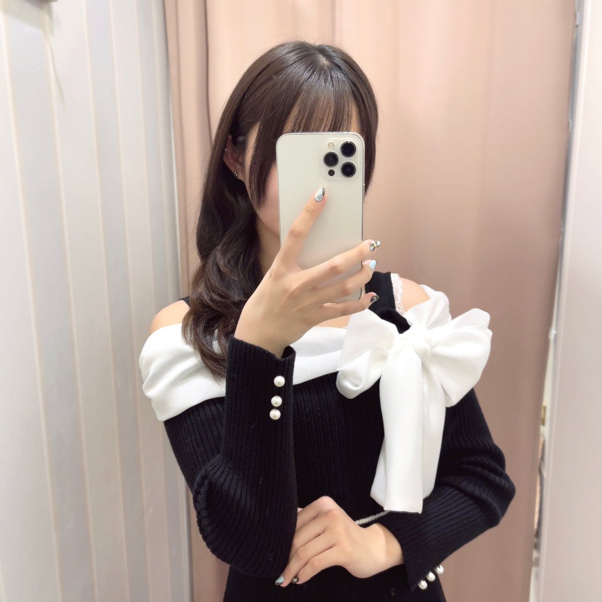 evelyn デコルテリボンOP ブラック evelyn池袋店🪞 🤍𝐍𝐞𝐰 𝐚𝐫𝐫𝐢𝐯𝐚𝐥🤍 #デコルテリボンop price