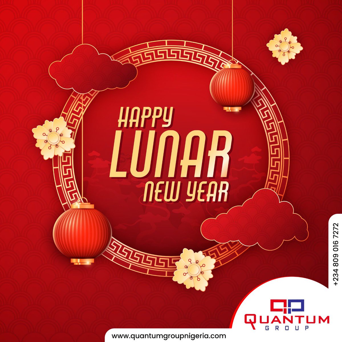 QuantumGroupNig's tweet photo. Welcoming the Lunar New Year with hopes for prosperity, joy, and new beginnings! 🌙✨
#LunarNewYear #NewYearCelebration #Prosperity #GoodFortune #JoyfulMoments #FestiveSeason #NewBeginnings #CelebrateCulture #PeaceAndHappiness #QuantumGroup #LagosNigeria https://t.co/D08HVSRh6Z