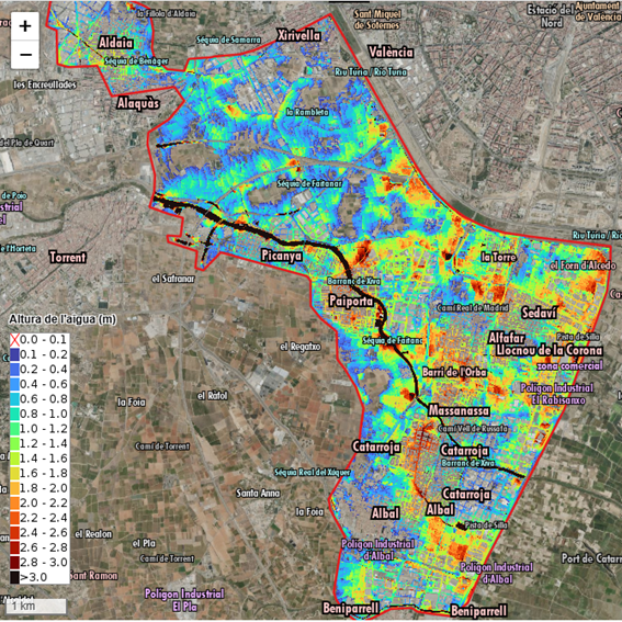 Universitat Politècnica de València (@upv) on Twitter photo 🗺️ Un equip d'investigació de la <a href="/UPV/">Universitat Politècnica de València</a> crea un mapa d'inundació de l'Horta Sud que ajudarà a millorar els models que pronostiquen com es mou l'aigua durant les inundacions i a proposar solucions més eficients i segures en cas d'esdeveniments similars ➡️ tinyurl.com/3vmput69 🗺️ Un equip d'investigació de la <a href="/UPV/">Universitat Politècnica de València</a> crea un mapa d'inundació de l'Horta Sud que ajudarà a millorar els models que pronostiquen com es mou l'aigua durant les inundacions i a proposar solucions més eficients i segures en cas d'esdeveniments similars ➡️ tinyurl.com/3vmput69