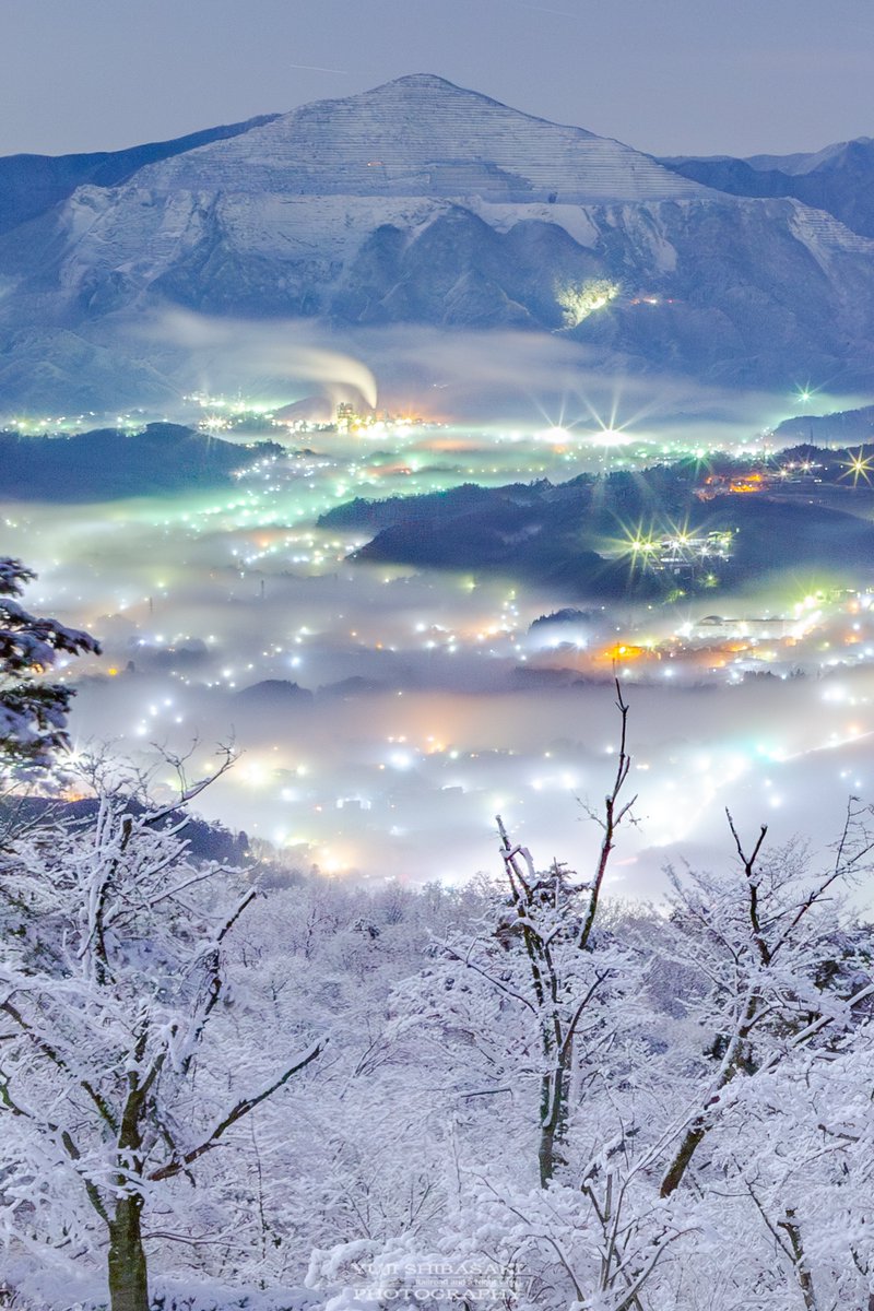 Yuji_48's tweet photo. 大雪が降った時の秩父雲海のきらめき https://t.co/VopNnVlNkT