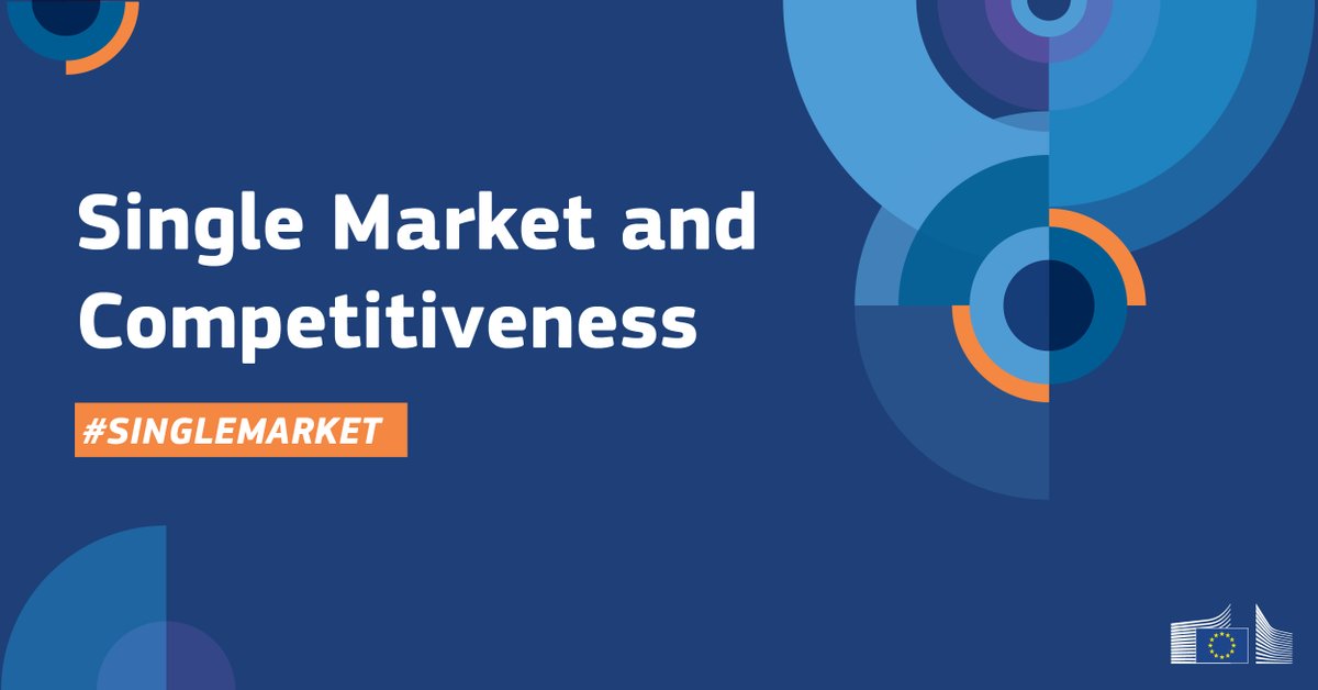 Today we present 3 key reports on #SingleMarket and #EUCompetitiveness, examining strengths and challenges:

📘 Annual Single Market &amp; Competitiveness Report

📊 Single Market &amp; Competitiveness Scoreboard

📄 Single Market Enforcement Taskforce Report

👉 europa.eu/!dHvTpc