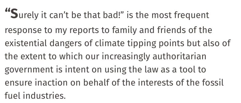 “Climate breakdown is deadly serious. And so too is the British government's crackdown on climate action.”

Surely it can’t be that bad?
- yes it is, read this, all of this.

theecologist.org/2025/jan/28/su…