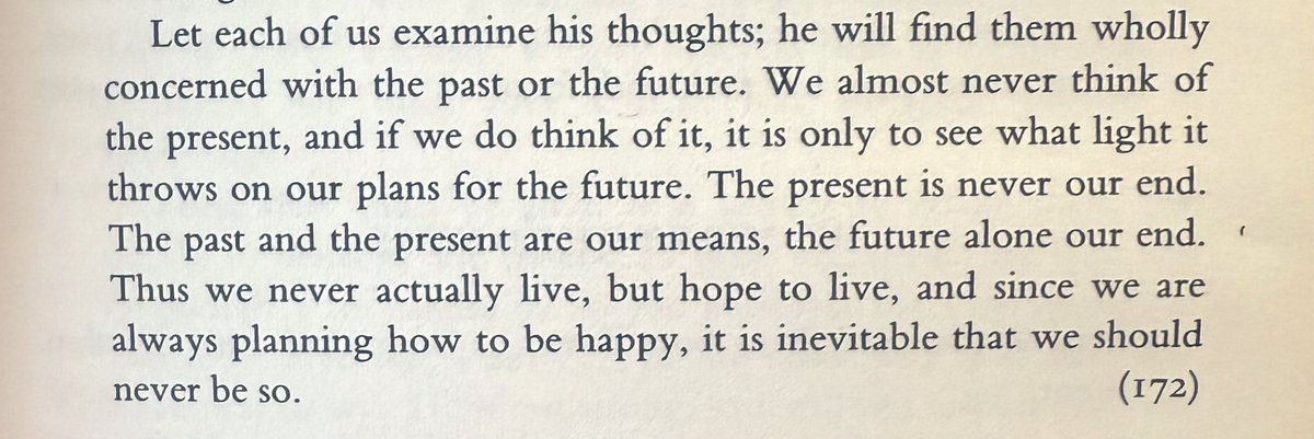 TheEudaimonist's tweet image. This is why happiness eludes you
From Pascal’s Pensées:
