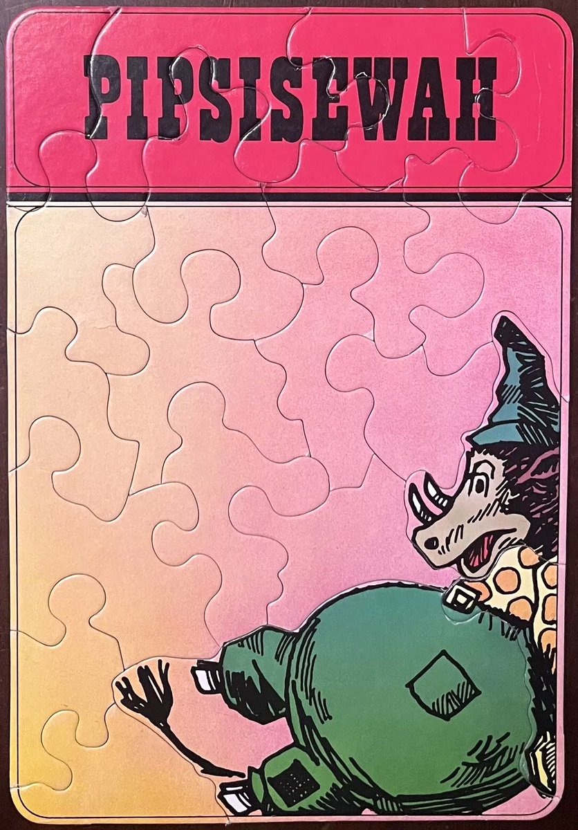 1968 The Uncle Wiggily Puzzles by Howard R. Garis. Parker Brothers. Pipsisewah