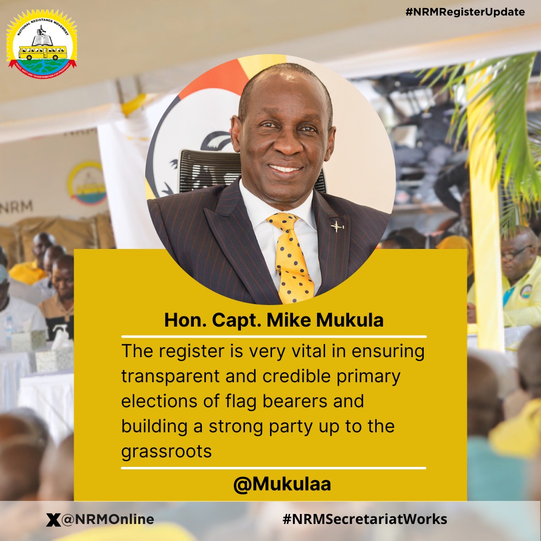 CorruptFreeUG's tweet photo. #NRMSecretariatWorks
#NRMRegisterUpdate24 https://t.co/tbKO4cV3Gk
