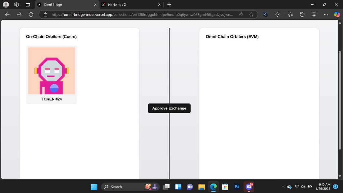 crypto_girl (@pchidiebere2) on Twitter photo I just migrated my <a href="/OrbitersNFT/">Omni-Chain Orbiters</a> (PFP) from Cosm to EVM, and I’ll walk you through how I did it.
The process was smooth, thanks to <a href="/diddybread/">diddybread</a>, an excellent developer.
I’m tagging all SEI team members to check out this tool and sponsor to support other projects on Cosm in I just migrated my <a href="/OrbitersNFT/">Omni-Chain Orbiters</a> (PFP) from Cosm to EVM, and I’ll walk you through how I did it.
The process was smooth, thanks to <a href="/diddybread/">diddybread</a>, an excellent developer.
I’m tagging all SEI team members to check out this tool and sponsor to support other projects on Cosm in