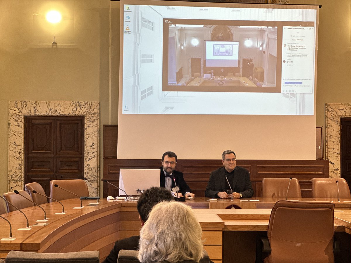 Istitutotevere's tweet image. La Conferenza Finale del #ProtoneProject è ufficialmente iniziata! L&apos;evento si apre con gli interventi dei leader religiosi e dei partner di Protone, che condividono le loro riflessioni sul percorso intrapreso e sui risultati ottenuti.

@ProtoneProject @UniSantaCroce