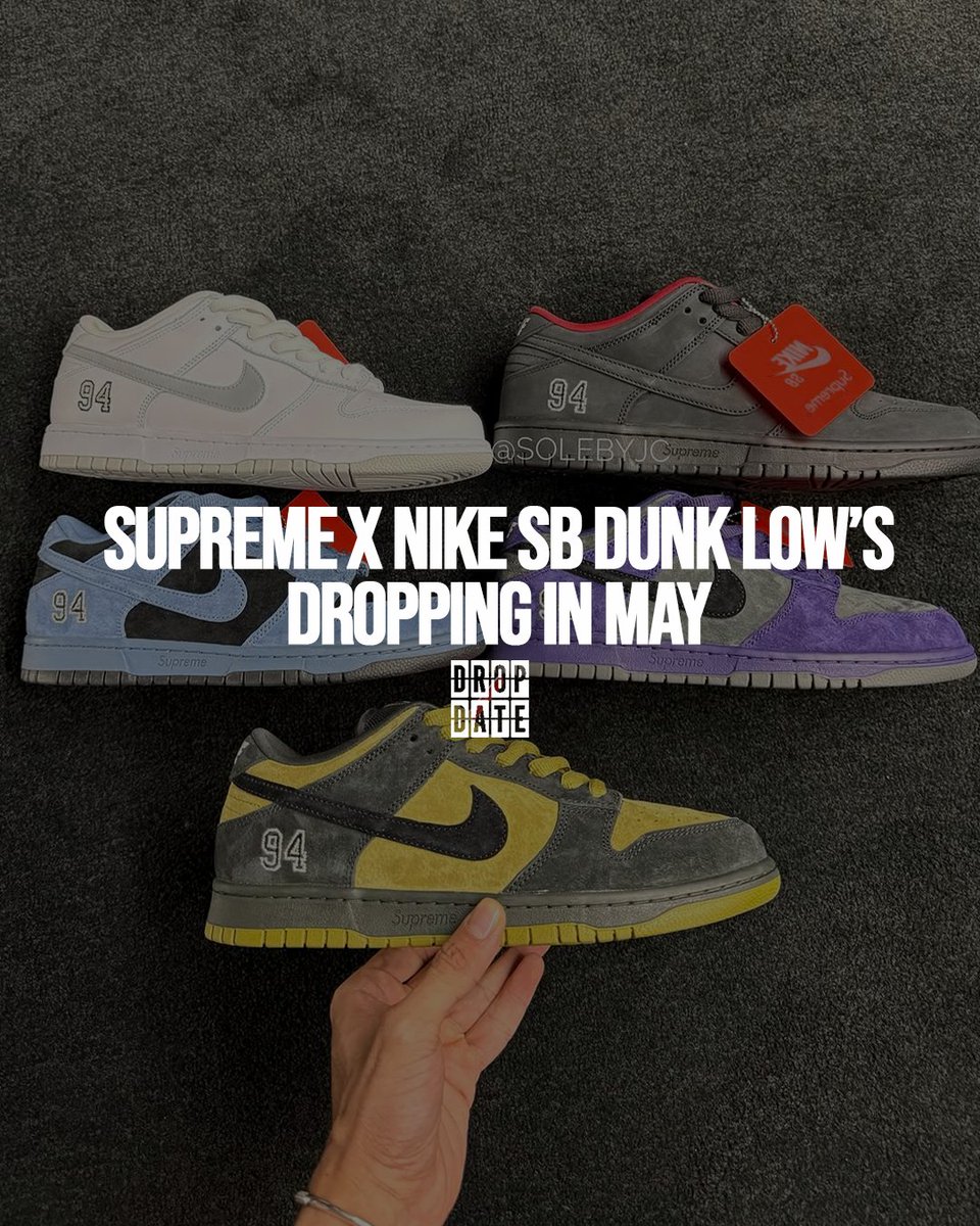 thedropdate's tweet photo. Who waiting on the next Supreme x NikeSB Dunksβ Which colourway are you picking... ππ
-
@solesbyjc π·
#thedropdate https://t.co/GJhZJsyOd8