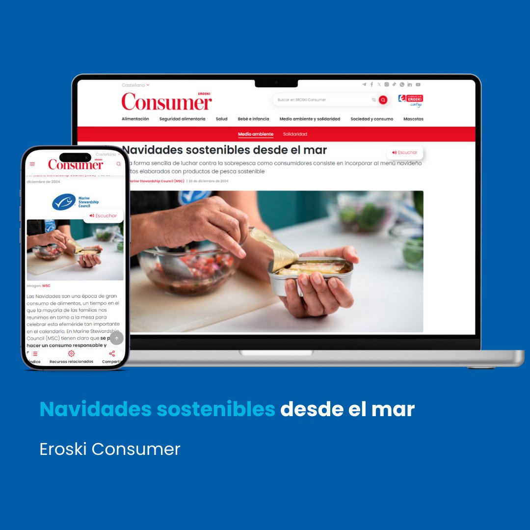 🌟🌊 Las luces navideñas se apagaron, pero nuestra responsabilidad con los #Oceanos sigue brillando. Descubre cómo la #PescaSostenible puede cambiar tu mesa (y el planeta) con este artículo lleno de ideas y recetas de <a href="/eroskiconsumer/">Consumer EROSKI. Consumidores bien informados.</a> 
🆕 bit.ly/3E5CC0C
<a href="/EROSKI/">EROSKI</a> #SelloAzul