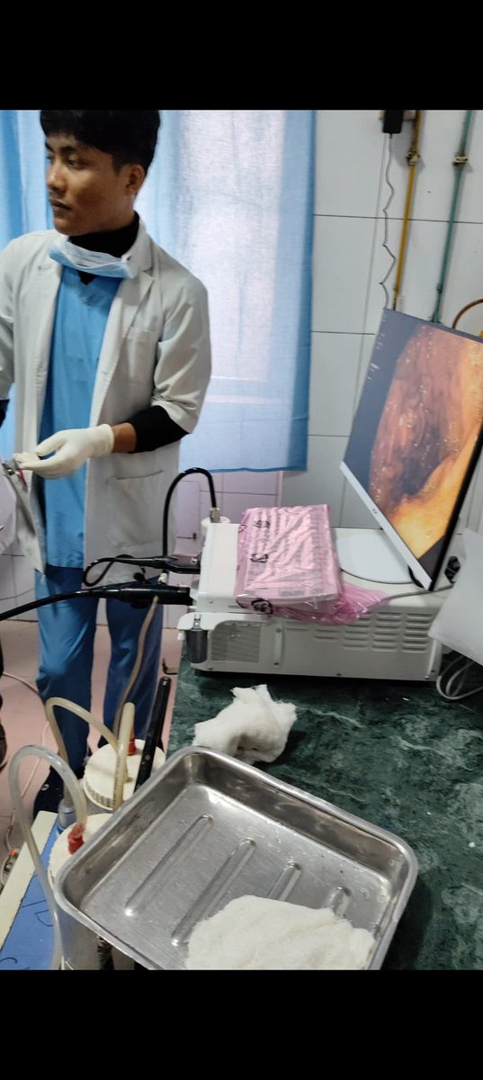 abhijitsarma's tweet photo. Another feather to gmch emergency:

As a milestone in emergency patient care, Upper Gastrointestinal Endoscopy for Emergency Cases has now been started in the Emergency Dept of Gauhati Medical College &amp; Hospital. https://t.co/37df1UNjN5