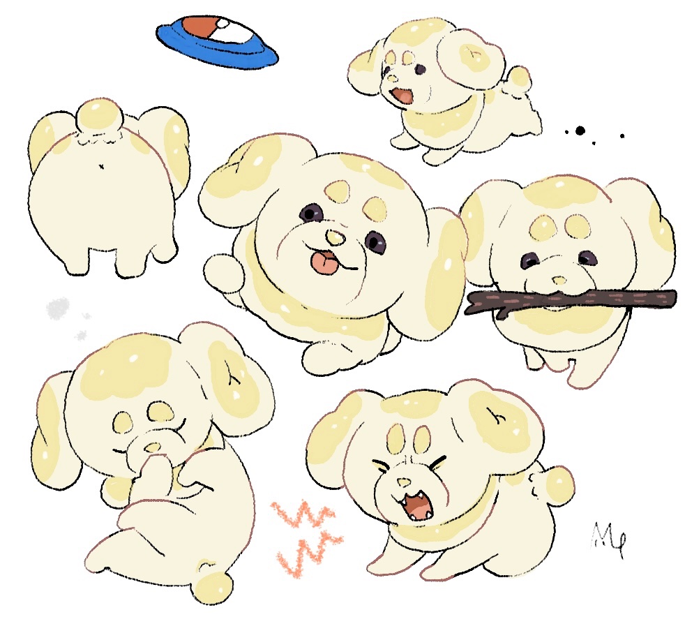 パピモッチページです♡ パピモッチ #illust #illustration #art #pokemon #pokemonsv