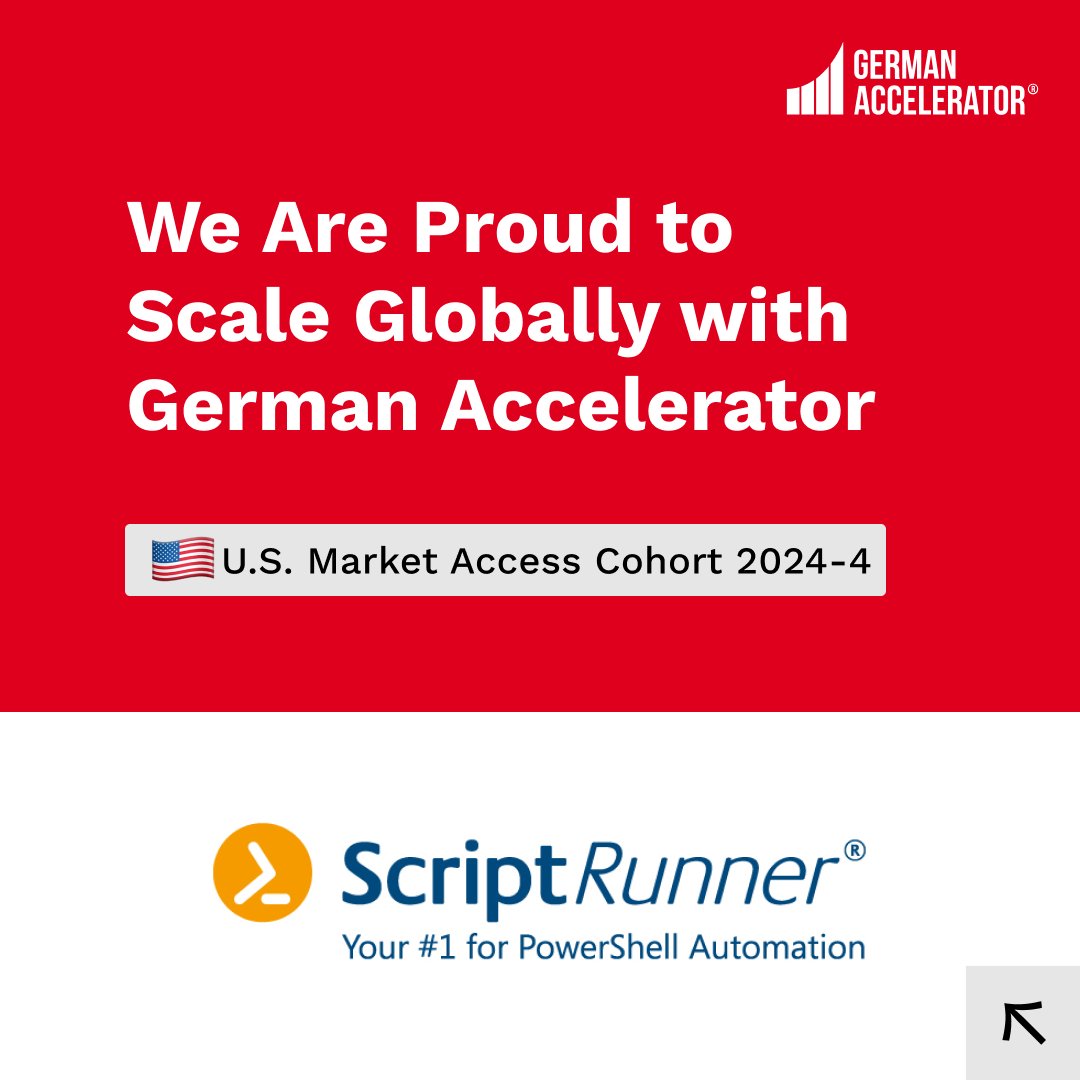 Script_Runner's tweet image. 🚀 ScriptRunner in Silicon Valley! 🌉

Proud to join the German Accelerator U.S. Market Access Program! With @HeikoBrenn, Clemens Feigl, and @AchimWieser in Palo Alto, we’re expanding our network, strengthening our expertise, and driving IT automation!

#GermanAccelerator…