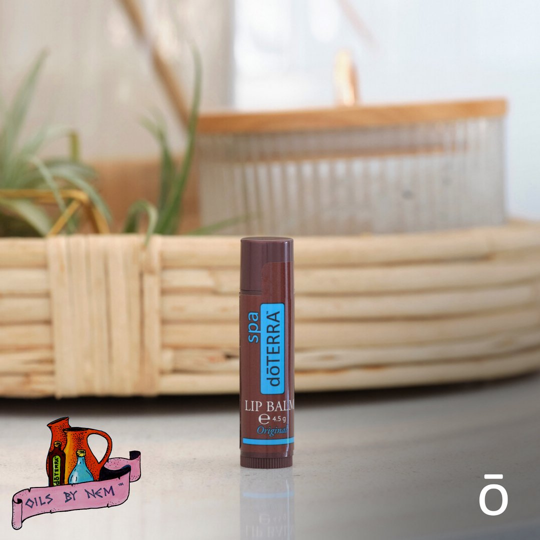 I never leave home without my doTERRA Original Lip Balm! bit.ly/3PtFwiP - That’s why I keep them soft and hydrated with this nourishing lip balm - #OilsByNem #EssentialOils #cptg #Wellness #Oils4Life #LipBalm #Winter #WellnessLifestyle #NaturalSolutions #OilUp~!