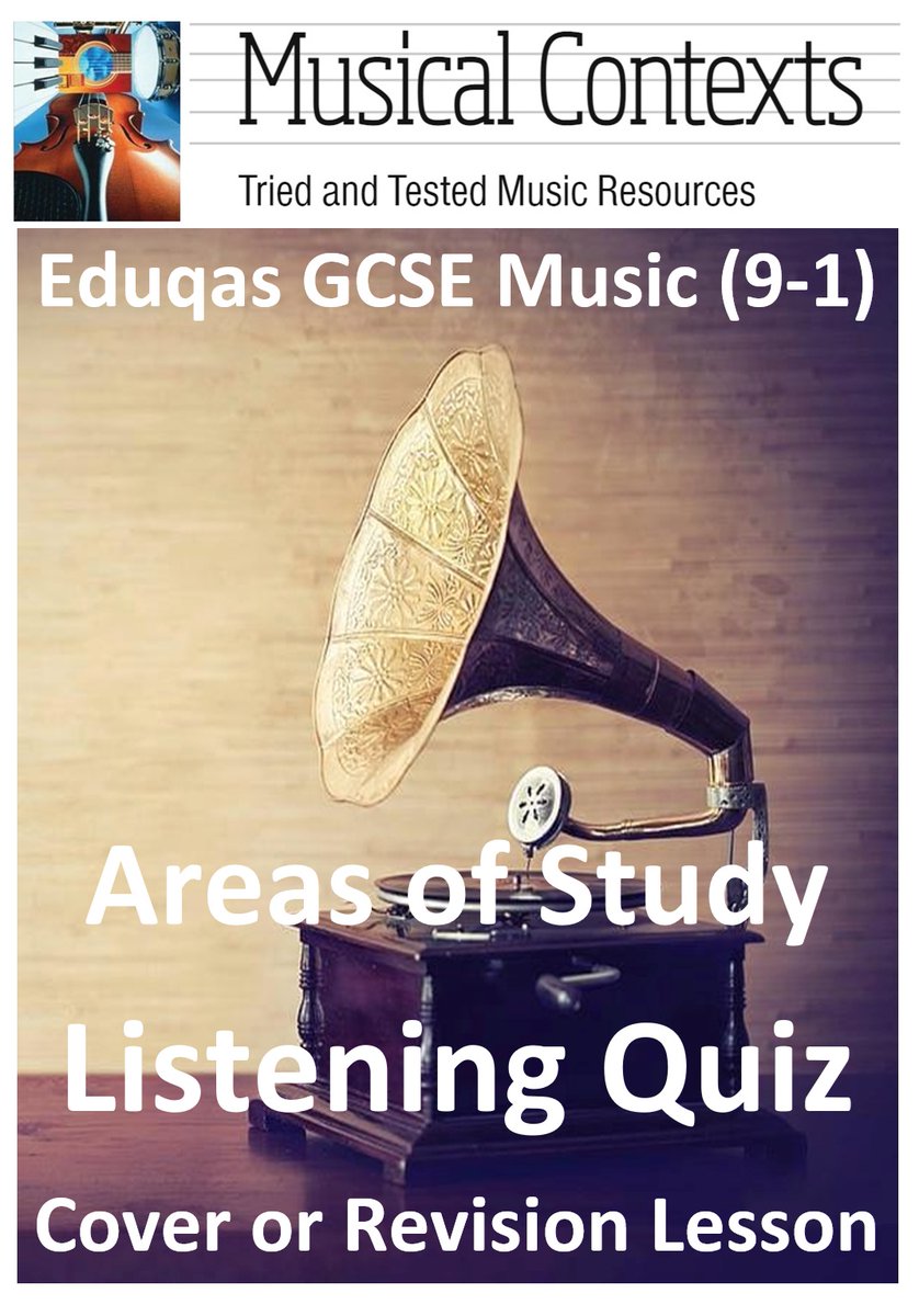 New Eduqas GCSE Music resource alert! Great for Cover or Revision  to get pupils thinking and identifying the Elements of Music through the Eduqas Areas of Study.
musicalcontexts.co.uk/product-page/e…
