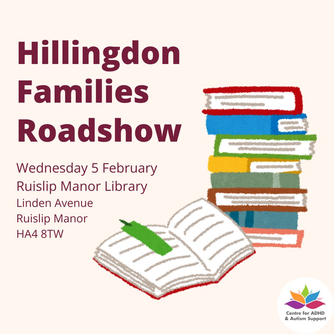 On February 5th, CAAS will be giving a talk at the Hillingdon Families Roadshow at Ruislip Manor Library. Find out about organisations in Hillingdon who work with families. No need to book; just drop in on the day. Learn more here: discover.hillingdon.gov.uk/families-roads…