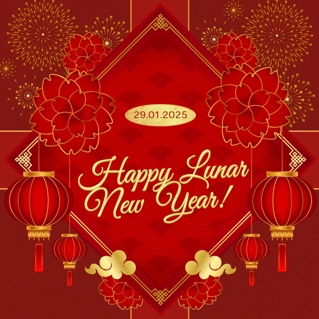Happy Lunar New Year! 🧨

Wishing you a prosperous year of the snake filled with good fortune, health and happiness 🐍