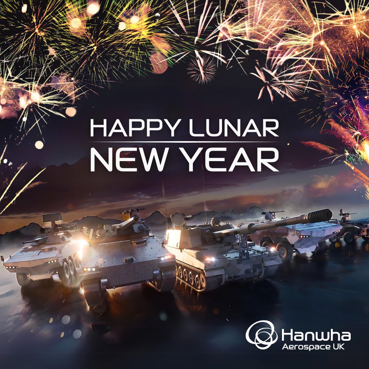 Hanwha_UK's tweet photo. 🎉 Happy #LunarNewYear!

Wishing everyone celebrating around the world a joyful and prosperous Year of the Wood Snake.

We’re proud to be part of the global #Hanwha family, driving transformative solutions and uncompromising innovation for a brighter future. https://t.co/qZ1J0EYnoy