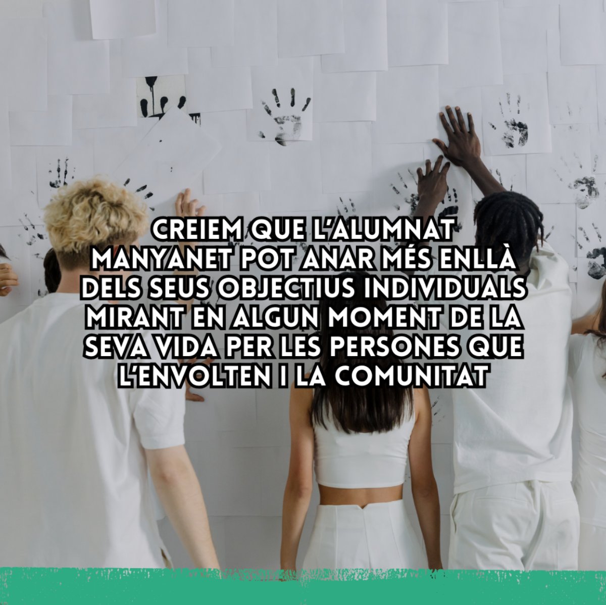Manyanet_Reus's tweet photo. Volem que el nostre alumnat estigui més compromès amb la societat, amb el medi ambient i amb tot allò que l'envolta a través dels valors MANYANET. 

#josocmanyanet #ambtotambtu #famíliamanyanet https://t.co/g1FC0Ua8UD