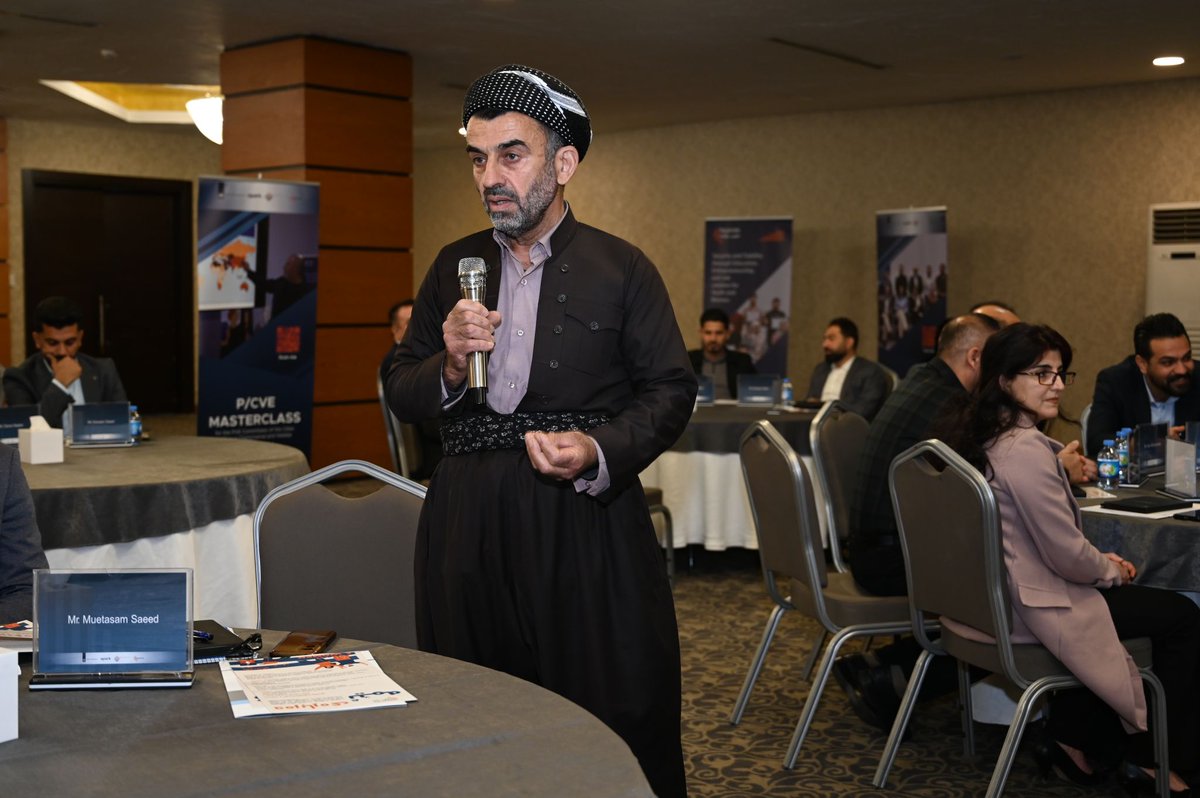 Together with <a href="/SPARKorg/">SPARK</a> and #SpardaOrganisation, and with support from <a href="/DutchMFA/">Dutch Ministry of Foreign Affairs 🇳🇱</a>, we hosted a #PCVE Masterclass in Erbil, where participants from Ranya, Chamchamal &amp; Halabja developed #PVE Plan of Action, to strengthen national strategies.  

🔗tinyurl.com/2rs3ttza