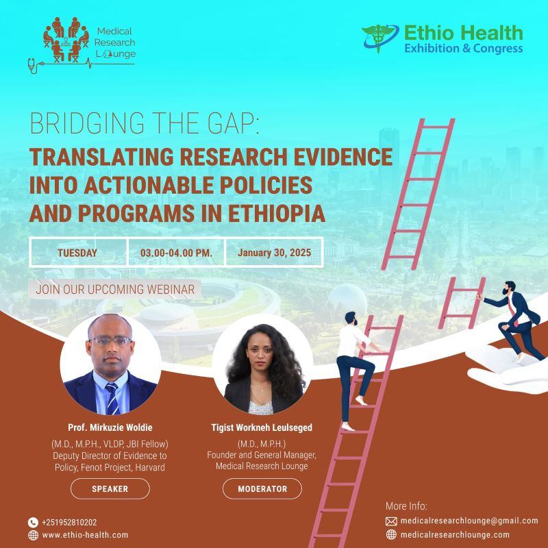 MirkuzieK's tweet photo. Join us on this webinar tomorrow, Jan 30, 2025, with a focus on EIDM in the Ethiopian Health System https://t.co/DAZvfyR5Ld