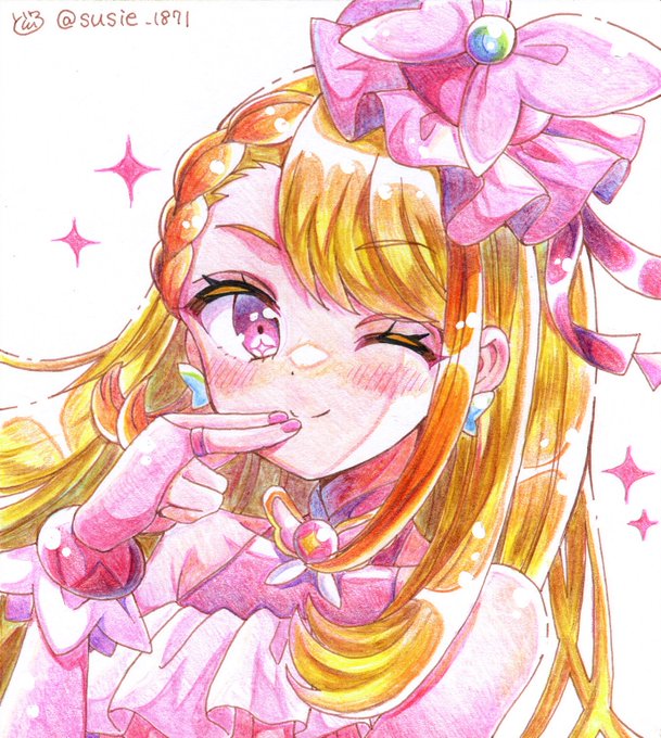 キュアバタフライ🩷
#precure
#アナログイラスト 