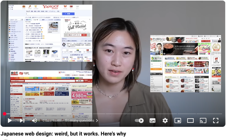 iino_design's tweet photo. 日本のWebデザインがなぜ情報が多いのかを海外視点で説明していて面白かった。

日本人は不確実なことを避ける傾向があり、より多くの情報提供が信頼に繋がるんだとか！

Webデザインに限らず、飲食店のメニューやお店のポップも情報多いですよね。

国民性に則したデザインだったということです。 https://t.co/aHJMprrXk4