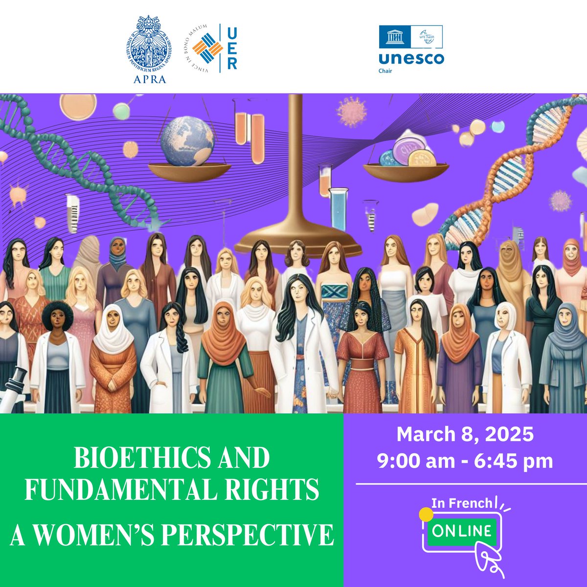 Bioetica_APRA's tweet photo. 📢 March 8, 2025: A Day of Reflection on Bioethics and Women’s Rights 🌍✨

On the first anniversary of the constitutional law on abortion in France—symbolically falling on International Women’s Rights Day—Dr. Maroun Badr , Research Scholar. Info: https://t.co/42mKvOdwzc https://t.co/hliSOFTtRJ