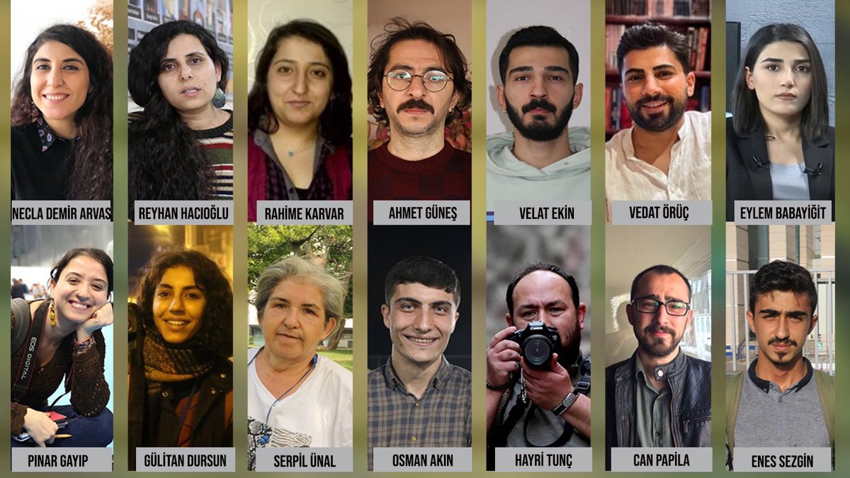 Son bir ay içinde tutuklanan gazeteciler.