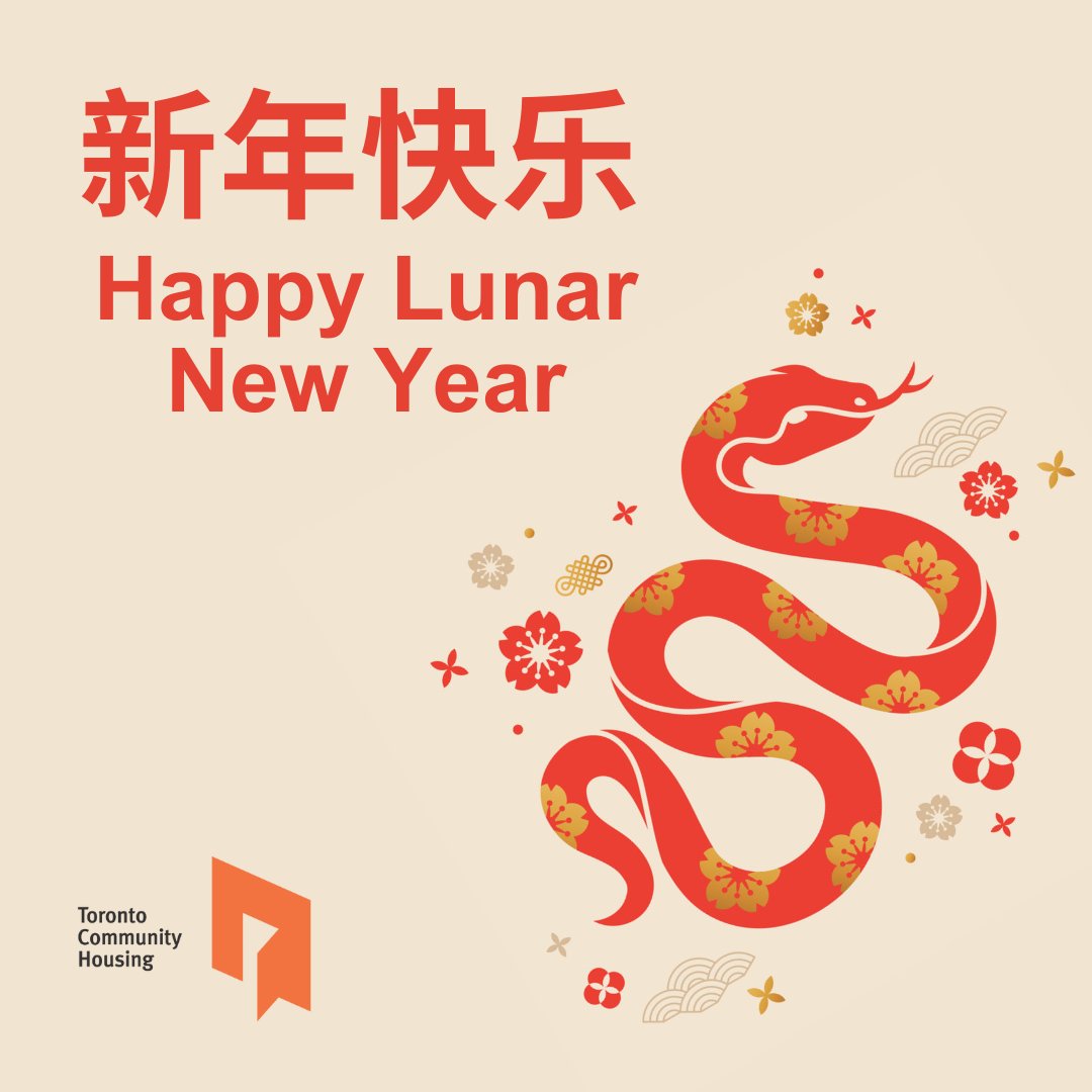 Warmest wishes to all those celebrating Lunar New Year today. Happy New Year! #LunarNewYear

[Image description: A red snake surrounded by gold and red flowers. Text description: Happy Lunar New Year]