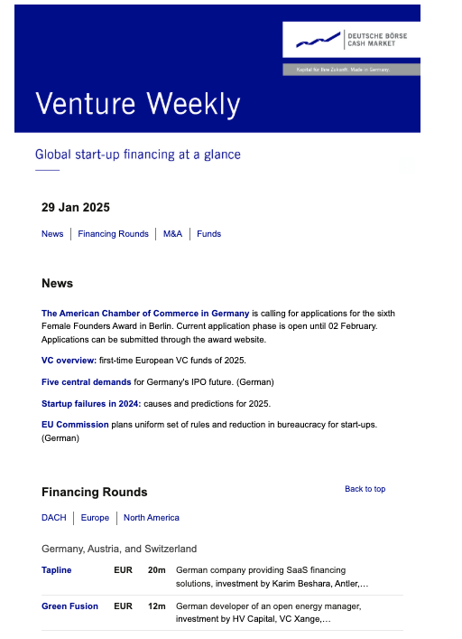 Full circle moment:

In 2018, I was trying to break into Venture, subscribing to Deutsche Bank Venture Weekly &amp; even reaching out for jobs at DB &amp; newly funded startups. Now, six years later, seeing our company featured in that same newsletter is a surreal &amp; humbling experience!