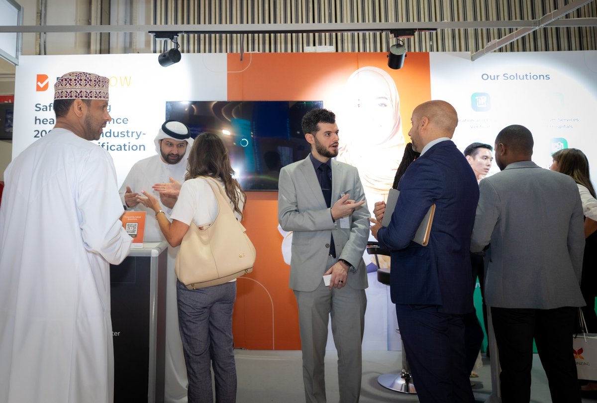 DataFlowGroup's tweet image. Day 3 of #ArabHealth2025 was a success! 🙌 We met with GCC regulatory officials and key stakeholders to discuss streamlining healthcare workforce mobility. 👥 Plus, our support team guided applicants through their verification journey.
Visit us at Booth #A70B in Main Hall 6!