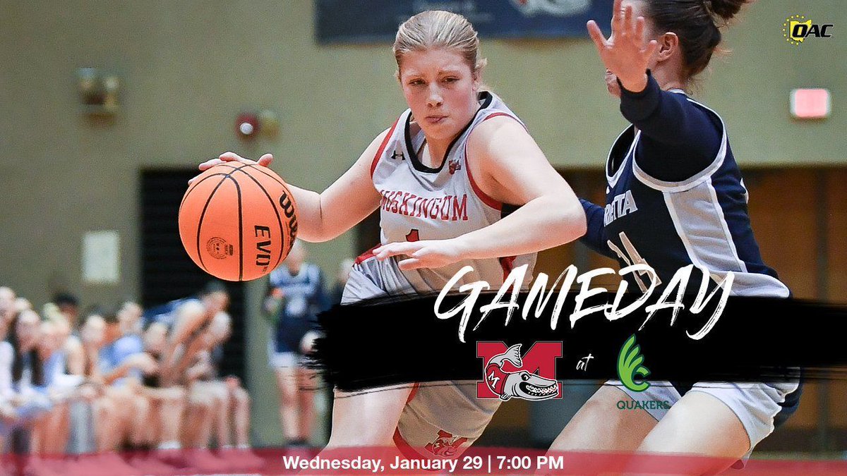 🚨GAMEDAY🚨
🏀<a href="/MuskingumWBB/">Muskingum Women's Basketball</a>🏀
🆚: Wilmington
⏰: 7:00 PM
📍: Fred Raizk Arena  - Wilmington, Ohio
📊: buff.ly/4jsOudz   
📺: buff.ly/4jB2XnF  
#DefendTheM <a href="/brandonhannahs/">Brandon Hannahs</a> <a href="/Orbit907News/">Orbit Media</a> <a href="/WHIZscores/">WHIZ Sports</a> <a href="/AVCSCORES/">AVC Sports</a> <a href="/DresdenBuzz/">dresdenbuzz</a> <a href="/OHAthleticConf/">Ohio Athletic Conference</a>