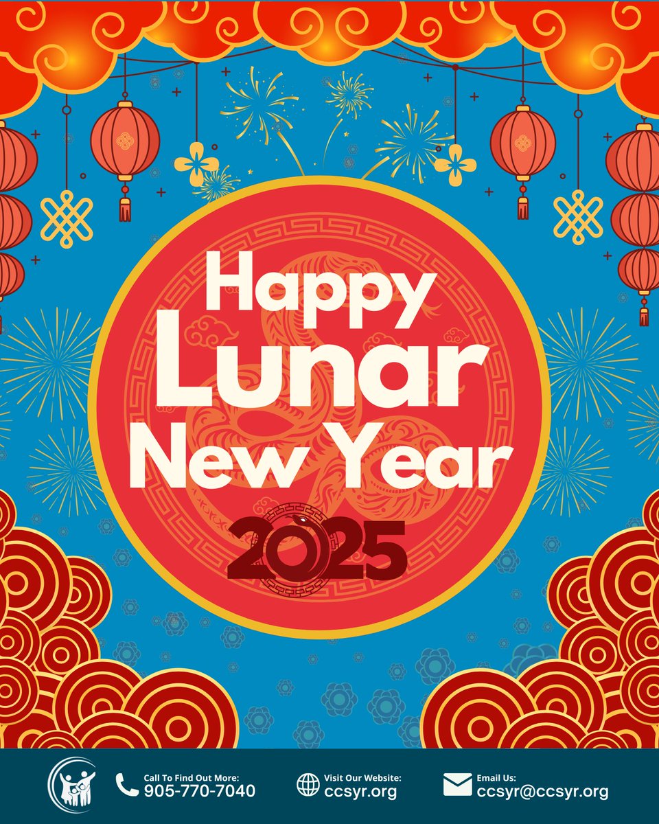 ccsyrorg's tweet photo. Happy Lunar New Year to everyone celebrating! 🎉🐉 Wishing you a year filled with health, happiness, and prosperity. May this new beginning bring you peace and success in all that you do.
#ccsyr #LunarNewYear https://t.co/gx2xE8NJcX