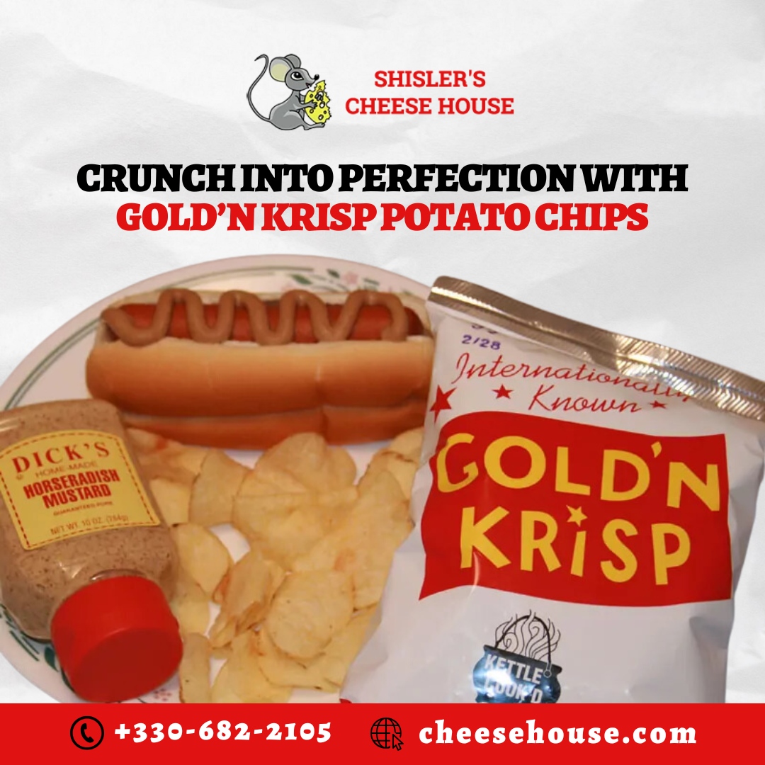 Crunch into Perfection with Gold’n Krisp Potato Chips 🥔✨

Crispy, golden, and perfectly seasoned, these potato chips are the ultimate snack. Enjoy them straight from the bag or pair them with your favorite dips! 

Grab a bag now and enjoy the crunch!