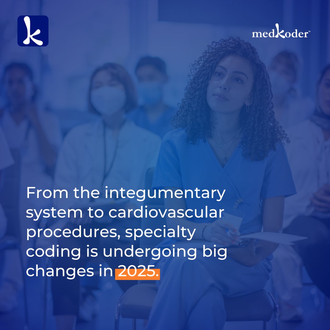 MedKoder's tweet image. With 270 new codes, the 2025 CPT® Coding Updates require careful preparation. This is your last chance to join MedKoder’s live webinar on January 29th at 12 PM CST.
Ensure your team is ready. Register today! ow.ly/Yyh750UNW22
#CPTUpdates #MedicalCoding #CodingWebinar