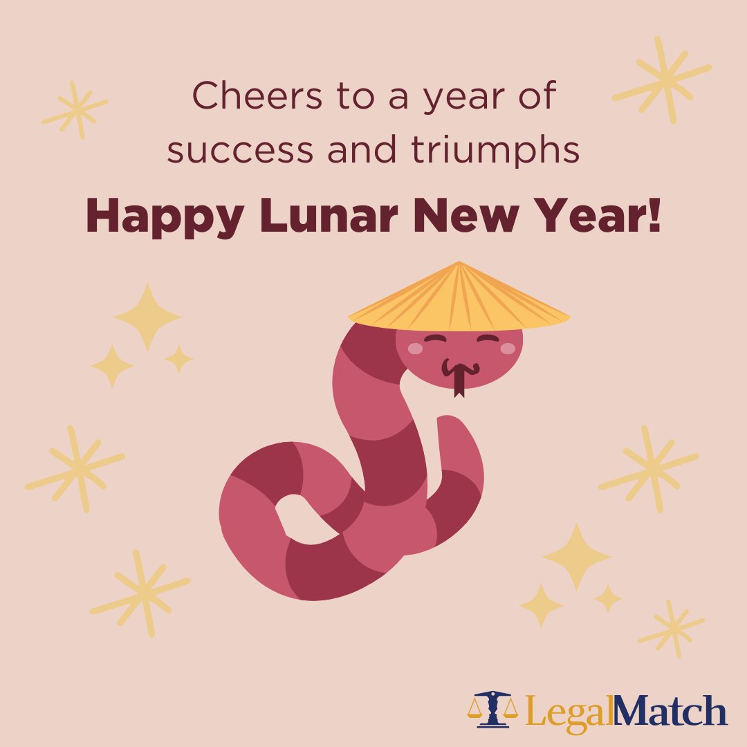 Happy Lunar New Year! Wishing all legal professionals a year of growth, success, and new opportunities. 🐉⚖️