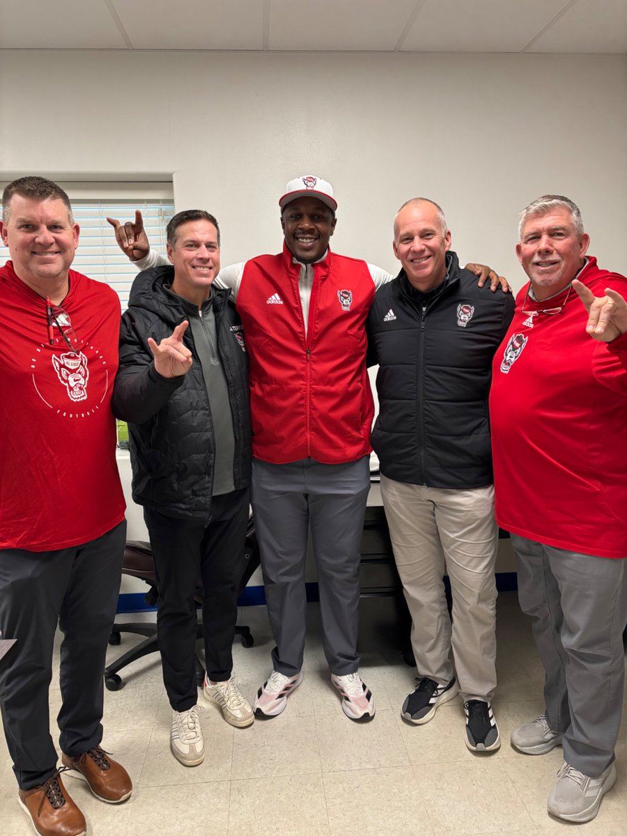 NC State staff came rolling in deep at Clayton this morning 
<a href="/PackFootball/">NC State Football</a>