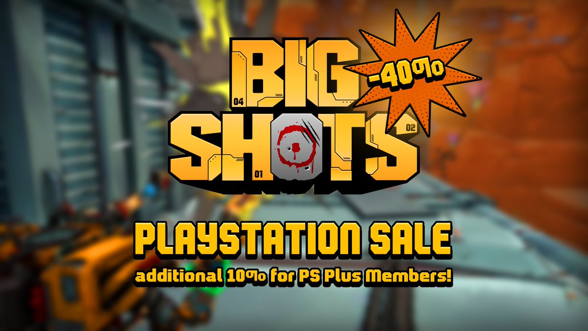 🚨 PSVR Mech Pilots, gear up! 🚨 BIG SHOTS is live on PlayStation Store with a huge discount! 💥 40% OFF for all! 💥 50% OFF for PS Plus! Join the mech warfare everyone loves! 🤖🔥 Don't miss out—grab your mech before time runs out! ⏳