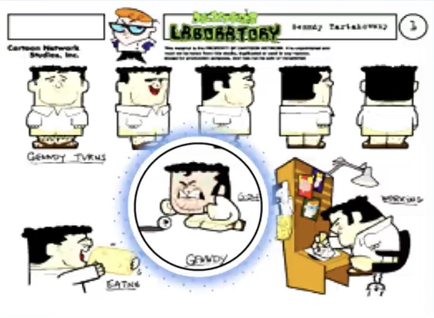 It was the one missing from the classic Cartoon Network creators modelsheets. Love how John looks in there!