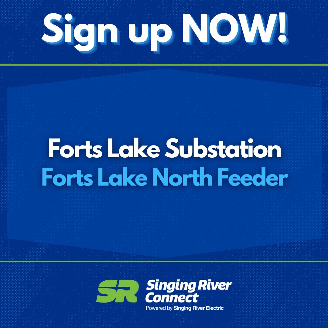 SRECooperative's tweet image. Did you know that Singing River Connect opened a new feeder for fiber internet sign-ups? If you receive service from our Forts Lake Substation - Forts Lake North feeder, visit singingriverconnect.com/signup to get connected to lightning-fast fiber internet with #trustedlocal service!
