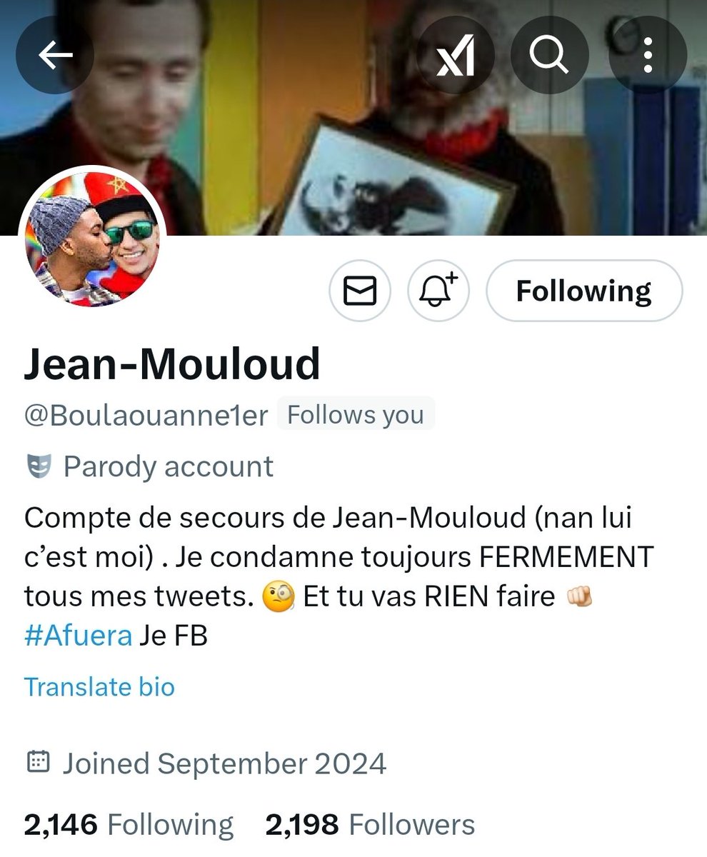 leChatDroitard's tweet image. Wallah sur le courant de la Mecque, allez tous suivre @Boulaouanne1er, son compte principal a été suspendu 🫡🐐🍝
#JePartiraPas #SandrineRousseau #SubmersionMigratoire