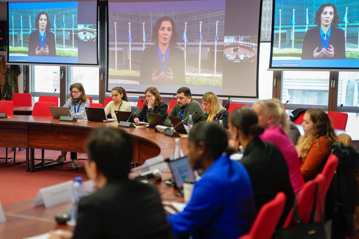 EUAntiRacism's tweet photo. Thank you  Commissioner @hadjalahbib for greeting the Permanent Antiracism CSO Forum.The words were timely as current action plan enters  last year &amp; we jointly reflect on  impact &amp; lessons  and work towards  a new #antiracism strategy beyond 2025
#UnionOfEquality #FightRacism https://t.co/o3Co7jgB1a