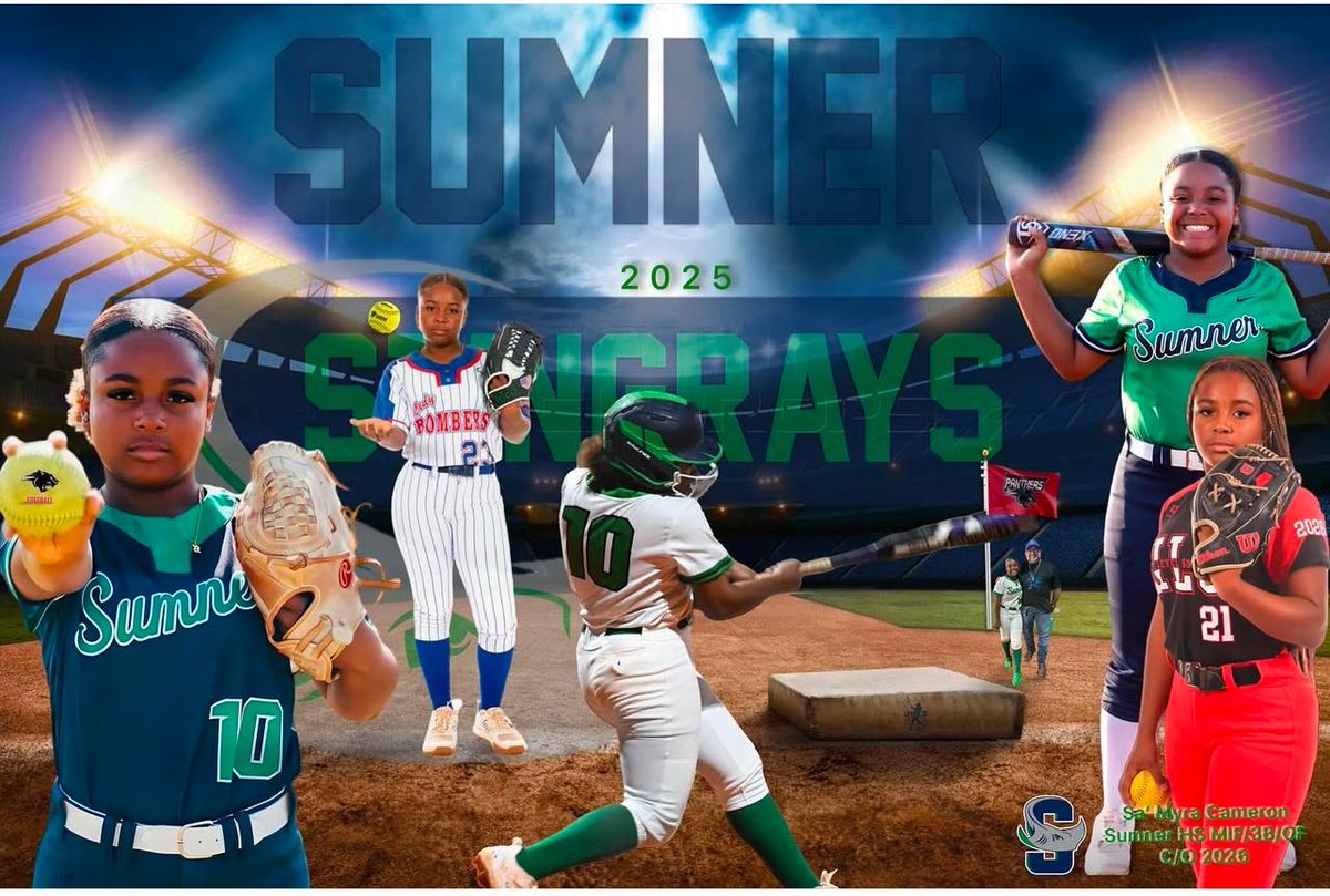SaMyraCameron11's tweet photo. High School Season 2025 My Junior Year is Underway Let’s Go StingRays 💪🏾💚💙🔥 #10 #SeeSchedule #Caneron @bezares_jr @NicoleBayona93 @CoachShanty @nls_black @ClarkAtlantaSB @CAUAthletics @SumnerHS_Sball @commit2HBCU @HBCUSoftball @d2_softbal39055 https://t.co/ayUBy9BMzX